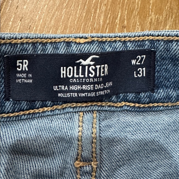 Hollister Ultra High-Rise Dad Jeans – Vintage Stretch – Size W27 L31 - Picture 4 of 4